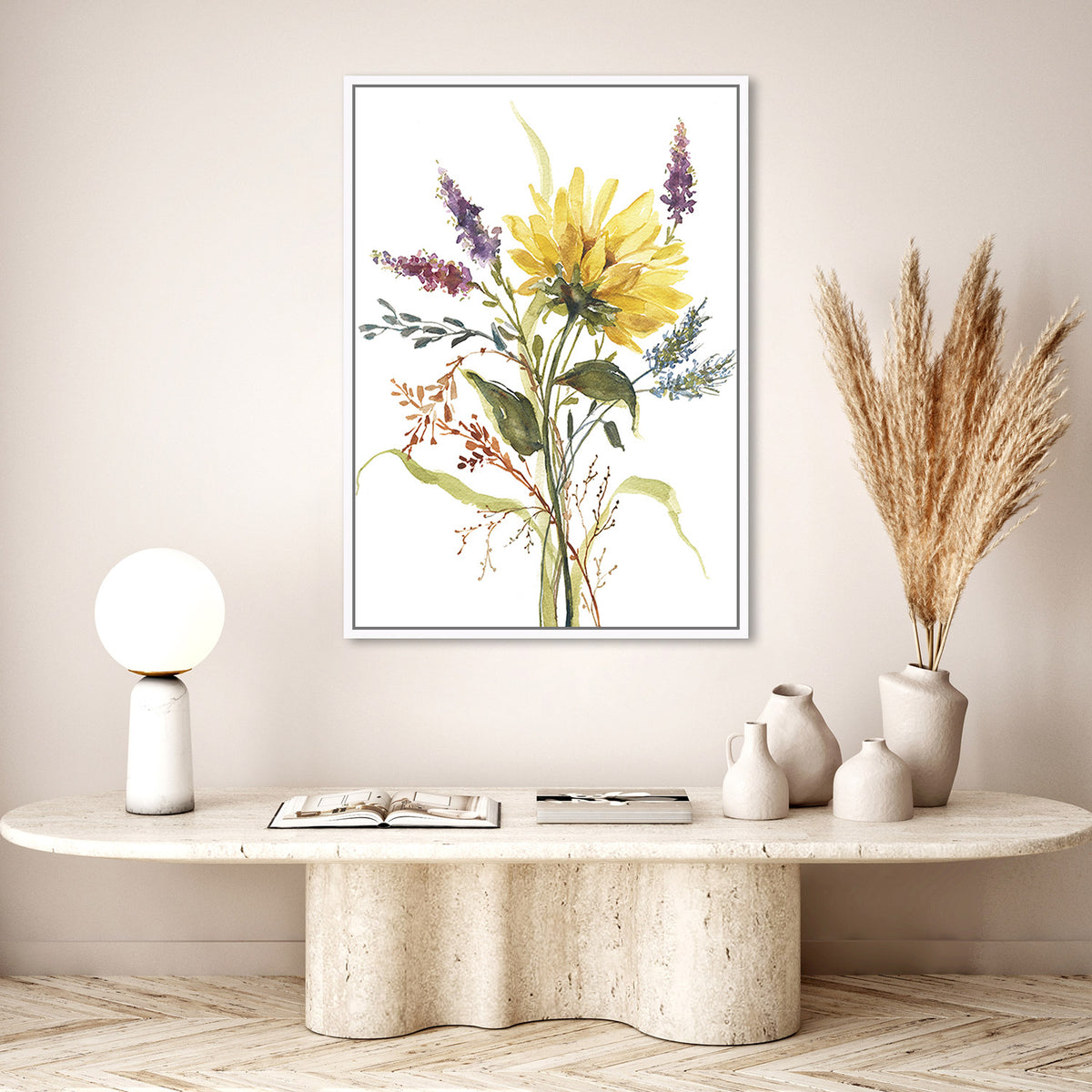 Framed - Sunny Day II By Carol Robinson - Yellow main image 1