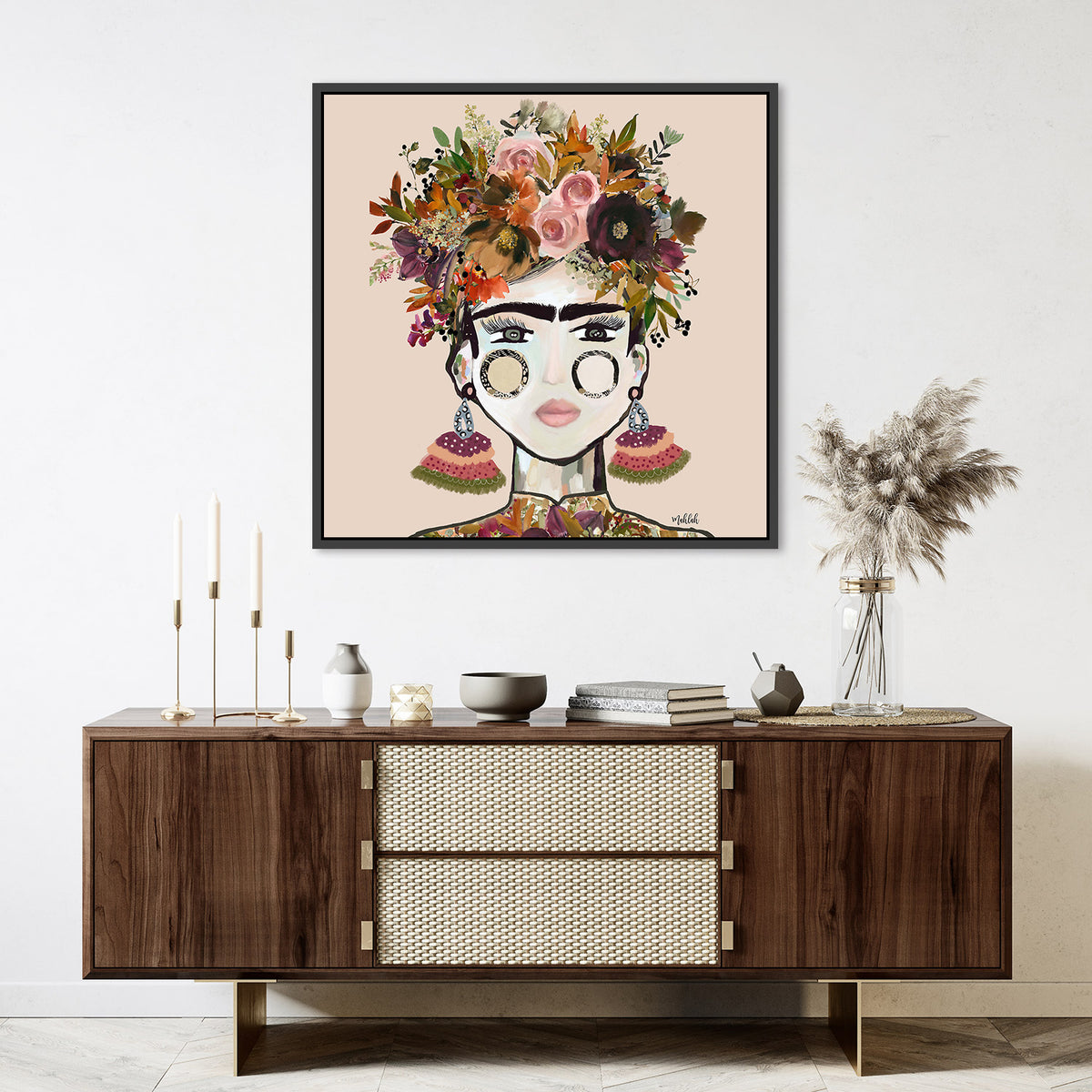 Frida Fall, by Inkheart Designs – Zokis Canvas Art